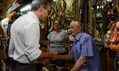 Romeu Zema vai ao Mercado Central de BH que, neste ano, completa 90 anos