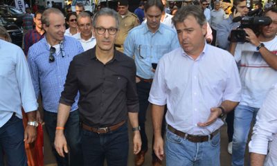 Governador Romeu Zema visita a Feira do Agronegócio Mineiro em Uberlândia