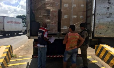 Receita Estadual fiscaliza veículos de carga