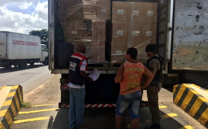 Receita Estadual fiscaliza veículos de carga