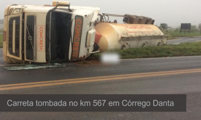 Sexta-feira com mais de 10 acidentes na BR-262; sete foram em Campos Altos