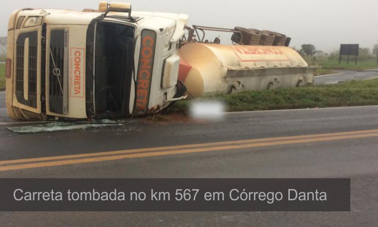 Sexta-feira com mais de 10 acidentes na BR-262; sete foram em Campos Altos