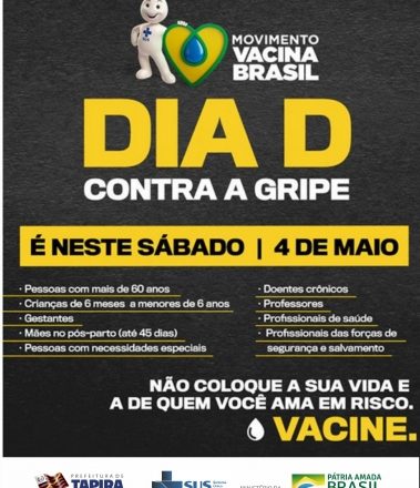 Prefeitura desenvolve Dia “D” Contra a Gripe