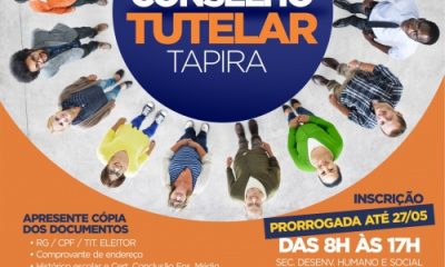 Inscrições para o Conselho Tutelar são prorrogadas