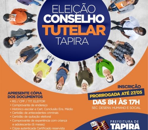 Inscrições para o Conselho Tutelar são prorrogadas