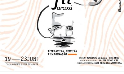 8º Fliaraxá homenageia Machado de Assis e Valter Hugo Mãe com o tema “Literatura, Leitura e Imaginação”