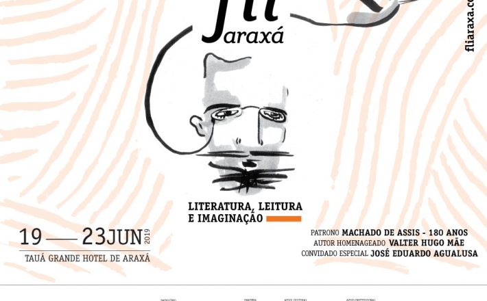8º Fliaraxá homenageia Machado de Assis e Valter Hugo Mãe com o tema “Literatura, Leitura e Imaginação”