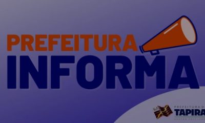 COMUNICADO: Prefeitura Municipal de Tapira