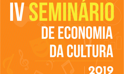 A Secretaria Estadual de Cultura de MG enviará representante ao IV Seminário de Economia da Cultura em Ouro Fino-MG e Uberlândia-MG