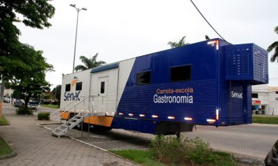 Carreta Senac de Gastronomia homenageia escritores no Fliaraxá