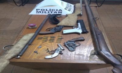 Posse ilegal de arma de fogo em Ibiá 