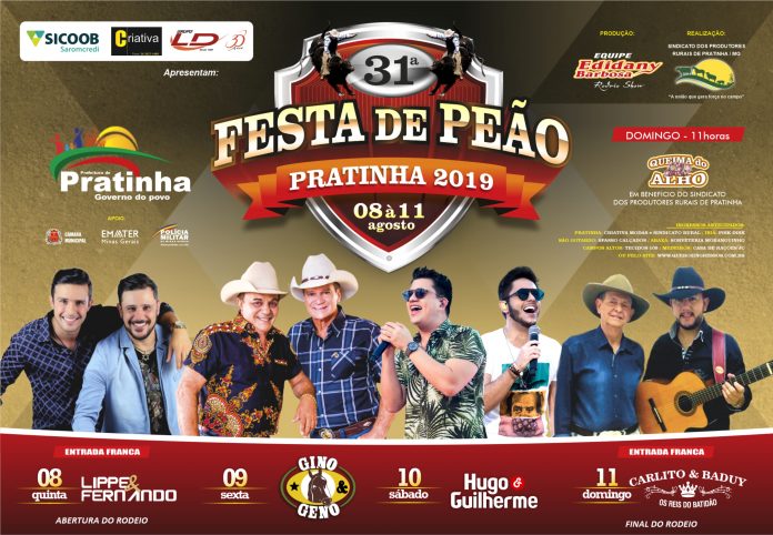 Vem aí a 31° Festa de Peão de Pratinha