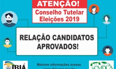 Relação dos candidatos aprovados 2019 – Conselho Tutelar