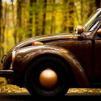 Homem bêbado rouba um Fusca e acaba preso
