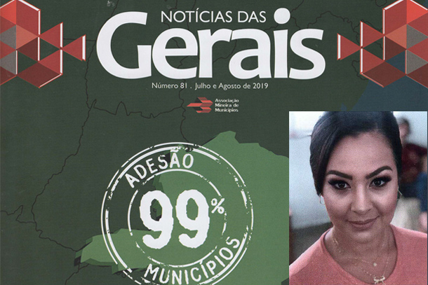 Prefeita de Tapira é destaque de revista