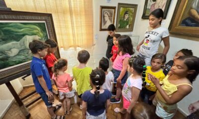 Projeto “Férias no Museu” reúne dezenas de crianças em programação cultural durante as férias escolares