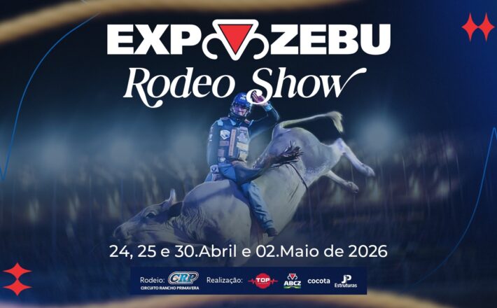 Com Campeão de Barretos e o temido touro Mickey Mouse, ExpoZebu Rodeo Shows promete o maior espetáculo que Uberaba já viu
